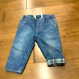 Gap size 6-12 month jeans.